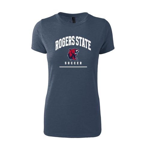 Picture of Women's Fitted Triblend T-Shirt - Navy Heather