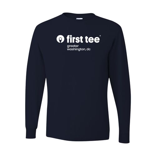 Picture of Dri-Power Long Sleeve T-Shirt - Navy