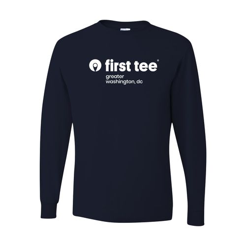 Picture of Youth Dri-Power Long Sleeve T-Shirt - Navy