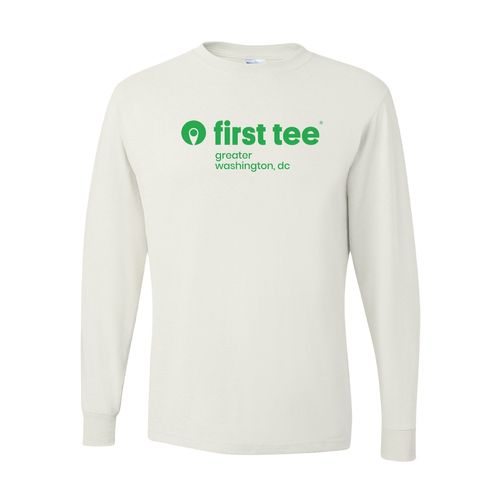 Picture of Youth Dri-Power Long Sleeve T-Shirt - White