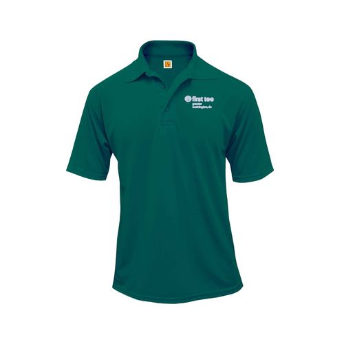 Picture of A+ Youth Performance Dri-fit Short Sleeve Polo - Dark Green