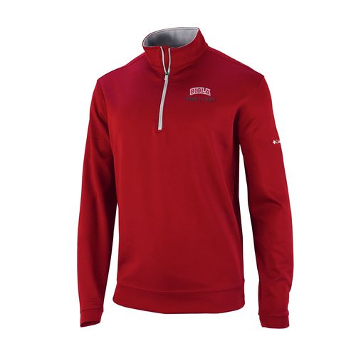 Picture of Men's Omni-Wick Wickham Hills 1/4 Zip - Intense Red