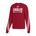 Picture of Women's Cropped 3-Stripe Crew  - Medium Grey Heather