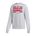 Picture of Women's Cropped 3-Stripe Crew  - Power Red
