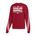 Picture of Women's Cropped 3-Stripe Crew  - Power Red
