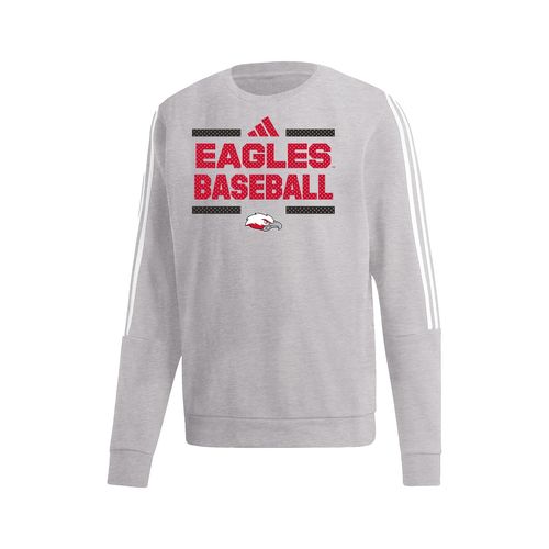 Picture of 3-Stripe Crew - Medium Grey Heather