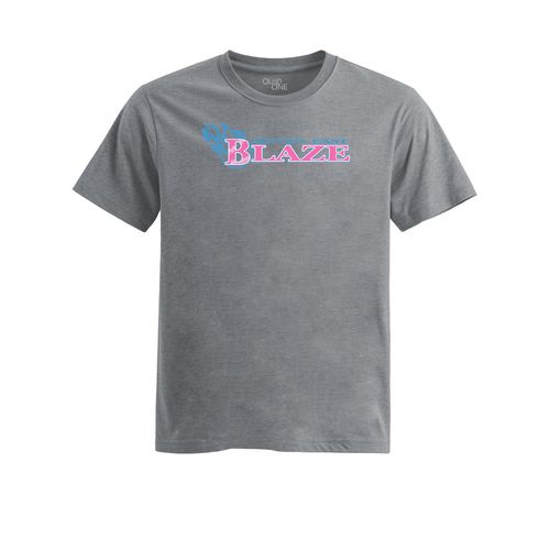 Picture of Womens Fitted Triblend Tee - Heather Grey