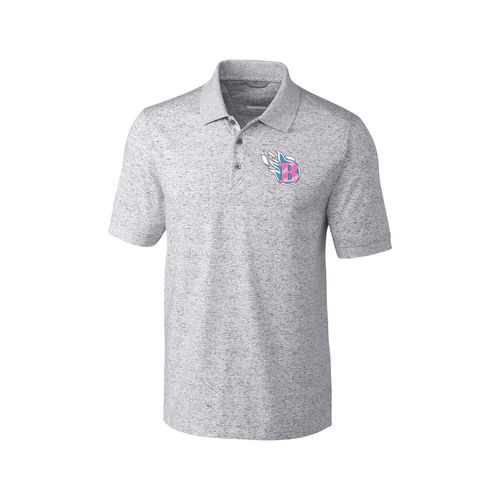 Picture of C&B Advantage Tri-Blend Space Dye Mens Polo - gray