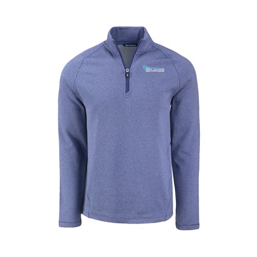 Picture of C&B Peshastin Fleece Half Zip Pullover - Tour Blue Heather