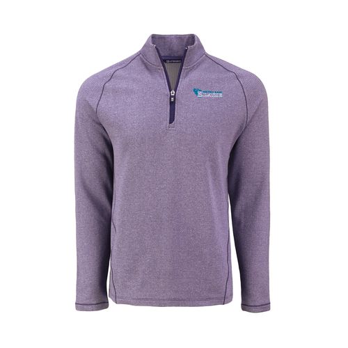 Picture of C&B Peshastin Fleece Half Zip Pullover - College Purple Heather