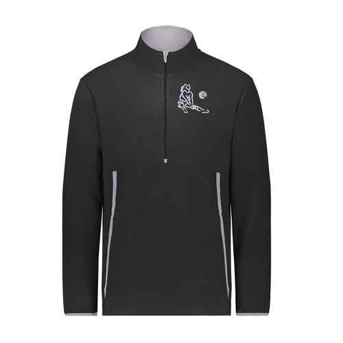 Picture of Augusta Chill Fleece 2.0 1/2 Zip Pullover - Black