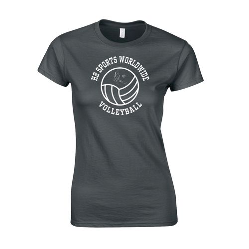 Picture of Women's Semi-Fitted Classic T-Shirt  - Charcoal