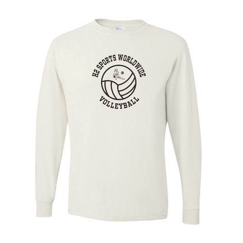 Picture of Youth Dri-Power Long Sleeve T-Shirt - White