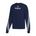 Picture of Women's Cropped 3-Stripe Crew  - team navy blue