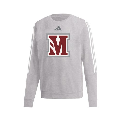 Picture of 3-Stripe Crew - Medium Grey Heather