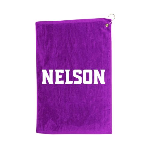 Picture of Terry Velour Golf Towel - purple