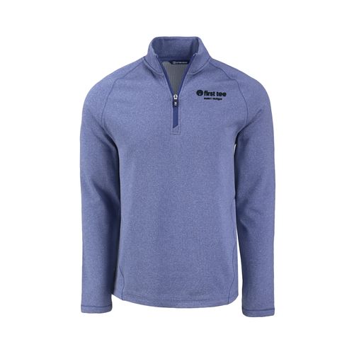Picture of C&B Peshastin Fleece Half Zip Pullover - Tour Blue Heather