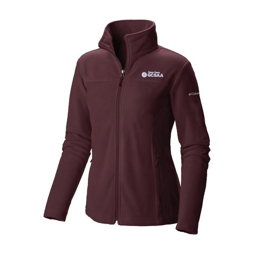 Picture of Women's Give and Go II Full Zip Fleece - Deep Maroon