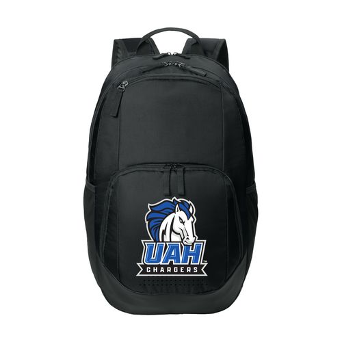 Picture of Sport-Tek Rec Backpack - black white