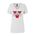 Picture of Women's Semi- Fitted Premium V- Neck T-Shirt  - Red Heather