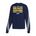 Picture of Women's Cropped 3-Stripe Crew  - Team Navy Blue