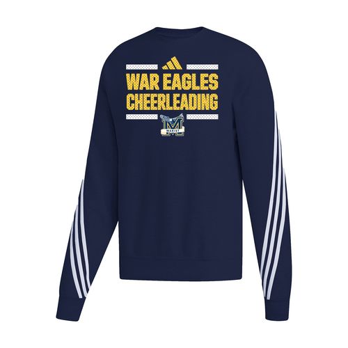 Picture of Women's Cropped 3-Stripe Crew  - Team Navy Blue