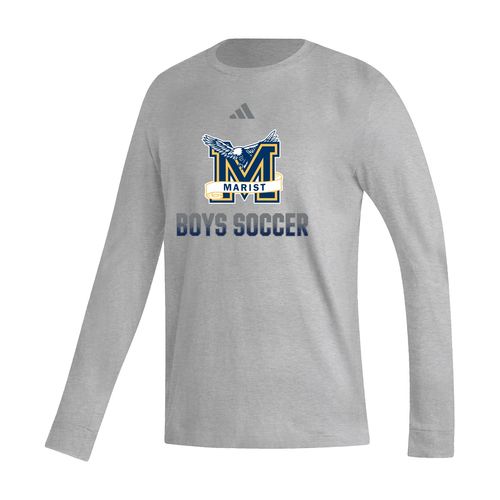 Picture of Men's Fresh Long Sleeve Tee  - Medium Grey Heather