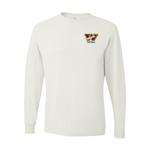Picture of Dri-Power Long Sleeve T-Shirt - White
