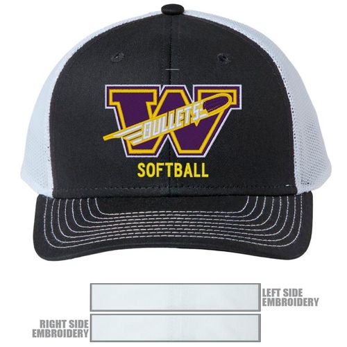 Picture of The Game Everyday Trucker Cap - black/ white