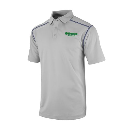 Picture of Men's Omni-Wick Shotgun Polo - nimbus grey-collegiate navy