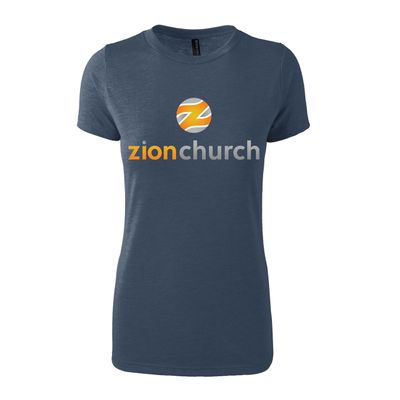 Picture of Women's Triblend T-Shirt - Navy Heather