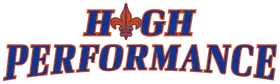 High Performance Volleyball banner logo