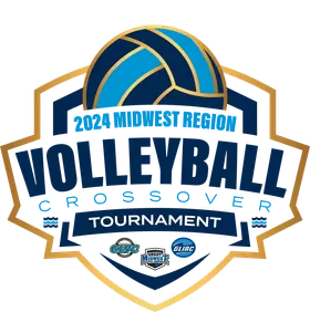 Midwest Region Volleyball Crossover banner logo