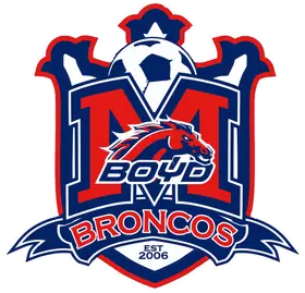 McKinney Boyd High School Soccer banner logo