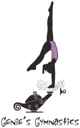 Genie's Gymnastics banner logo