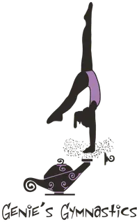 Genie's Gymnastics banner logo