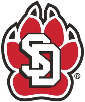 The University of South Dakota banner logo