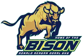 Ronald W. Reagan Senior High School banner logo