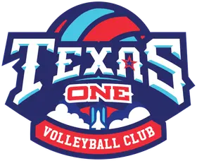 Texas One Volleyball Club banner logo