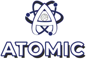 ATOMIC Volleyball Club banner logo