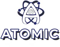 ATOMIC Volleyball Club banner logo