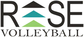 Rise Volleyball Club banner logo
