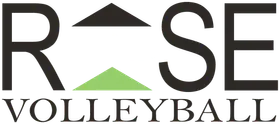 Rise Volleyball Club banner logo