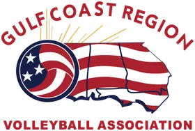Gulf Coast Region Volleyball Association banner logo